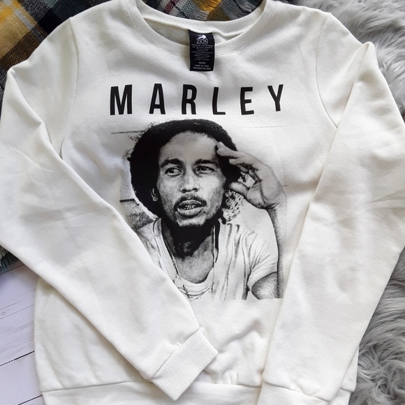 bob marley crewneck sweatshirt